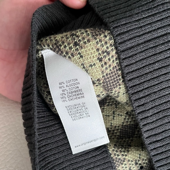 NWOT - Original Penguin Men’s V Neck Sweater - Size XXL - Picture 5 of 5